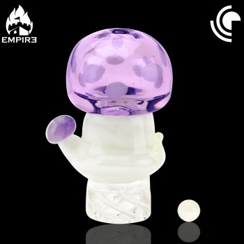 Empire Glassworks - Siriusly Shrooms Spinner Cap [2509K]*